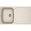Franke Lavello da Cucina 1 Vasca Reversibile ad Incasso 86X50 cm in Fragranite Modello AZG 611-86 Sahara Franke