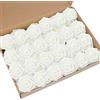 Bodosac Awtlife, 60 rose artificiali per bouquet fai da te, matrimoni, feste, baby shower, decorazione per la casa