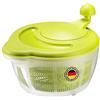 Westmark Centrifuga per insalata, Capacità: 5 litri, ø 26 cm, Plastica, Senza BPA, Fortuna, Colore: Trasparente/Verde, 243222EA