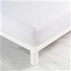 douceur d'intérieur LENZUOLO SOTTO 1 PIAZZA 90X190 CM JERSY BIANCO
