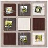 walther design Cornice Marrone 6X 8x8 cm Galleria in Legno con Cordino Come portafoto, La Casa YO688P