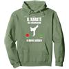 Karateka Karate Dan Divertente Karate Divertente Arti Marziali Regalo Uomo Bambino Felpa con Cappuccio