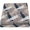 Italian Bed Linen Telo Copritutto Fantasy misura 170X260 cm un posto - Telo Arredo multiuso Stampato - Made in Italy - 100% microfibra - PENNELLATE