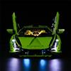 GEAMENT Set di Luci LED compatibile con LEGO Lamborghini Sián FKP 37 Modello da Costruire - Kit di illuminazione per Technic 42115 (Lego set non incluso)(con istruzioni)
