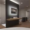 Aurlane Specchio da bagno LED rettangolare autoilluminante 80 x 70 cm - Ulysse LED 80