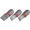 WOLFCRAFT - SET N.3 INSERTI SOLID 25 MM. PER VITI CON ATTACCO A TAGLIO 0,8X5,5 / 1X5,5 / 1,2X6,5 MM. 1338000
