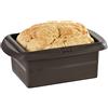 Lurch Teglia da pane Lurch FlexiForm, teglia per pane in silicone platinico privo di BPA al 100%, 14,5 x 10,5 x 7 cm, marrone