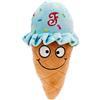 Ferribiella Spa Ferribiella Gioco per Cani Fuxtreme Fluffly Cono Gelato Ciniglia/Gomma 16x7x5cm