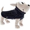 Ferribiella Spa Ferribiella Maglione per Cani Dolcevita Abbraccio Blu, 24-cm