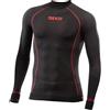 SIX2 Maglia termica SIX2 TS2W BlazeFit nero rosso