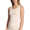 Calida True Confidence Canottiera da Donna, in Lana Merino e Seta, Calda, termoregolante e neutralizzante Gli odori, a Costine Sottili, Platino melé_, 46-48