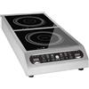 Amitek Piastra Induzione Modello DT700 Touch Potenza 3500 Watt Superficie utile Ø120 ÷ 260 mm + Ø120 ÷ 260 mm