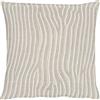 Apeltstoffe, Federa per Cuscino, Motivo Ondulato, 40 x 40 cm, Beige (Beige)