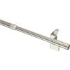 Flairdeco Flair Deco Regolabili bastoni, Disco bastoni con Cilindro pronta, 2 Pezzi, ausdrehbar, Metallico, Acciaio Inossidabile, 30 - 50 cm
