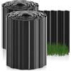 Com-Four® 2X Bordo per Prato 20 x 900 cm in Plastica - Flessibile per Aiuola o Come Bordo per Falciare - Finitura Erba, Lunghezza Regolabile Individualmente