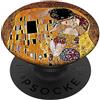 ArtLoversCafe Gustav Klimt il bacio - Vintage Art Nouveau PopSockets PopGrip Adesivo