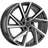 Cerchi in lega MSW 80-5 8.0x19 Gloss Dark Grey Full Polished