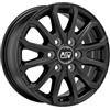 Cerchi in lega MSW 48 VAN 6 HOLES 6.5x16 Matt Black