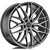 Cerchi in lega MSW 50 8.0x19 Matt Gun Metal Full Polished (Mgmfp)