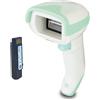 Datalogic Gryphon I GM4500-HC - Scanner Sanitario Cordless 2D, Green Spot, Radio 433MHz, Imager HD, Ricarica induttiva. Bianco