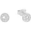 s.Oliver Orecchini a perno Orecchinida bambina in Argento 925, con zirconi sintetici, 0,6 cm, bianchi, stella, Forniti in confezione regalo per gioielli