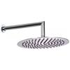 Accadueo Soffione Doccia Tondo 300 Ø S30R + Braccio Doccia 330 mm B33R Accadueo