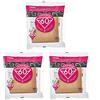Hario V60 3 confezioni da 100 filtri per caffè in carta naturale vcf-02 - 100 m (totale 300 filtri) misura 02
