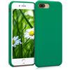 kwmobile Cover per Apple iPhone 7 Plus/iPhone 8 Plus Custodia - Back Case per Smartphone in Silicone TPU - Protezione Gommata - verde smeraldo