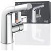 EISL COOL NI075COCR, rubinetto bagno lavabo, rubinetto da bagno con doccetta estraibile, miscelatore per lavabo con doccetta, miscelatore lavabo bagno, cromo