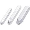 BENECREAT 3PCS Set di Timbri in Metallo con Design a Stella, Timbri in Metallo da 2/4/6mm per Artigianato di Gioielli, Pelle, Punzonatura in Legno