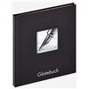 walther design guestbook nero 23 x 25 cm con copertina ritagliata e goffratura, Fun GB-205-B