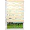 Sunlines Welle Klemmfix, Tenda avvolgibile Doppia, 100 x 150 cm, PES, 100 x 150 cm