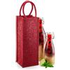 Westford Mill Shopper personalizzate portabottiglia in juta Shimmer 12x35x11 cm personalizzate o neutre