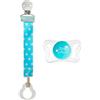 Chicco Succhietto Chicco Micrò 0-2m + Fashion Clip Azzurro