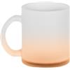 Tazza in vetro effetto ghiaccio e fondo colorato personalizzata Ice Color Mug 320 ml personalizzate o neutre