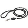 Julius-K9 Guinzaglio IDC in Corda, 12 mm x 2 m, Nero Fluorescente