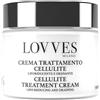 LOVVES Crema Anticellulite, Alta Cosmesi Naturale, Liporiducente e Drenante, Stimola La Circolazione, Alto Potere Idratante, Utilizzabile in gravidanza, Formato Vaso in Vetro 200ml