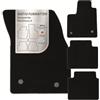 MAT10 - Tappetini auto adatti per Ford Focus 4 (a partire dall'anno di costruzione 09/2018) in velluto, set di 4 tappetini per auto | qualità originale durevole, Made in Germany, colore nero
