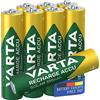 VARTA Pile AAA, ricaricabili, confezione da 8, Recharge Accu Solar, batteria ricaricabile, 550 mAh Ni-MH, pronte all'uso, sviluppate per le luci solari da giardino