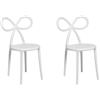 QEEBOO set da 2 sedie RIBBON CHAIR - 80001WH-I