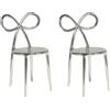 QEEBOO set da 2 sedie RIBBON CHAIR METAL FINISH - 80002SI