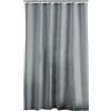 Douceur d'Intérieur 1800695 - Tenda da doccia con ganci, in poliestere, 180 x 200 cm, colore: Antracite