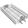 onlyfire 6042 in Acciaio Inox Piatto girarrosto Grill Basket Si Adatta a 12 mm e 10mm esagono, 10 mm Quadrati e 8mm aste a spiedo Quadrato per Qualsiasi griglia