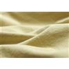L1NK STUDIO Lenzuolo con Angoli Matrimoniale Cotone Tinta Unita per Letti 135 cm (135x200x35cm) 100% Cotone (Percalle 200 Fili) Yellow