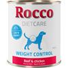 Rocco Diet Care Weight Control Manzo & Pollo 800 g umido cane - 6 x 800 g