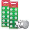 Beidongli LR44 AG13 Batteria Pila a Bottone Alcalina 1.5V 20 Pezzi 357/357A/L1154/A76/GPA76【3 Anni di Garanzia 】