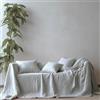 L'Emporio Casa Telo Copridivano Copriletto Tela Grossa Robusta Cotone in Panama 160X260-260x280-360x280 Misure Maxi Lenzuolo Copritutto Cotone Granfoulard Made Italy (GRIGIO-, 260X280)