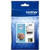 Brother Multipack Nero / Ciano / Magenta / Giallo Lc-424 Lc424Val 3000 Pagine Originale