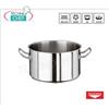 PADERNO - CASSERUOLA ALTA 2 maniglie in ACCIAIO INOX per INDUZIONE,