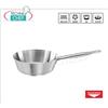 PADERNO - CASSERUOLA CONICA 1 manico in ACCIAIO INOX per INDUZIONE,